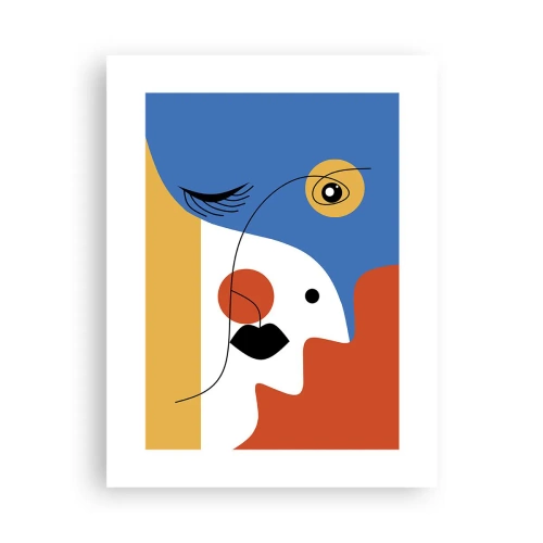 Poster - Deconstructed Potrait - 30x40 cm