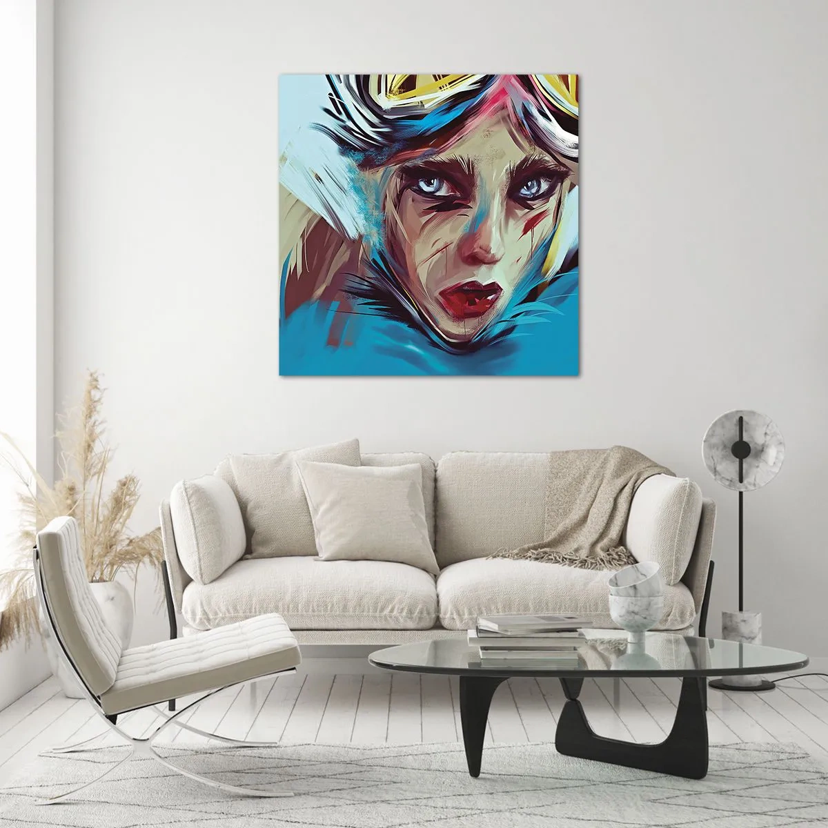Glass picture - Road Mistress - 30x30 cm