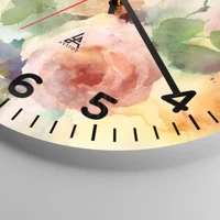 Clock face with numbers