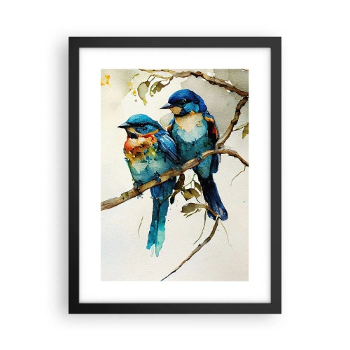 Poster in black frame - Is It Offended? - 30x40 cm