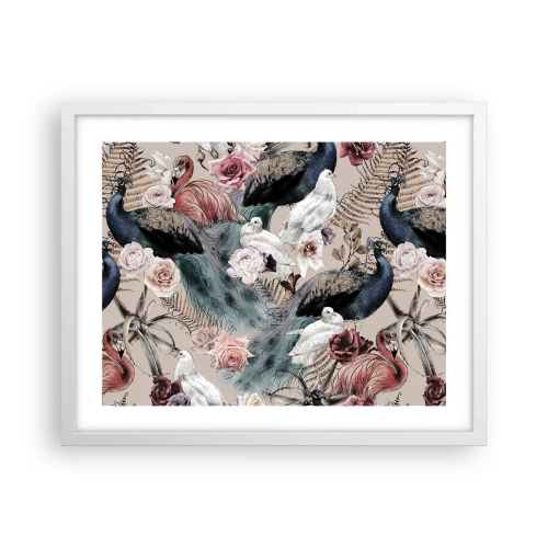 Poster in white frmae - In Palace Garden - 50x40 cm