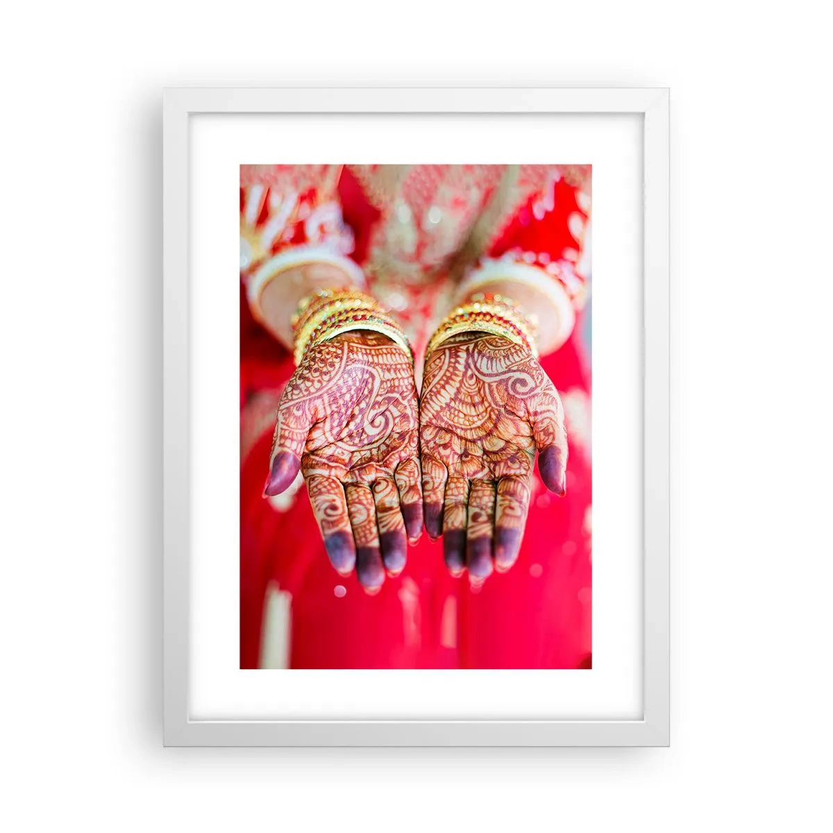 Poster in white frmae - Readt to Catch Happiness - 30x40 cm