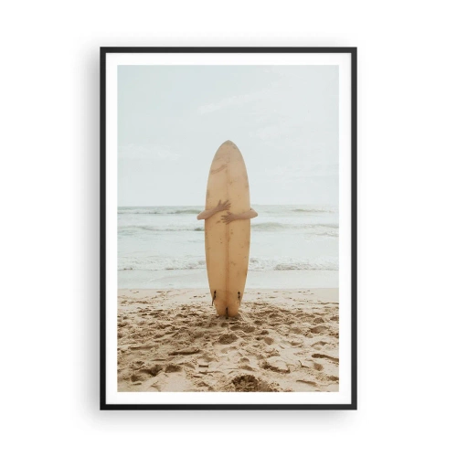 Poster in black frame - From Love for the Waves - 70x100 cm