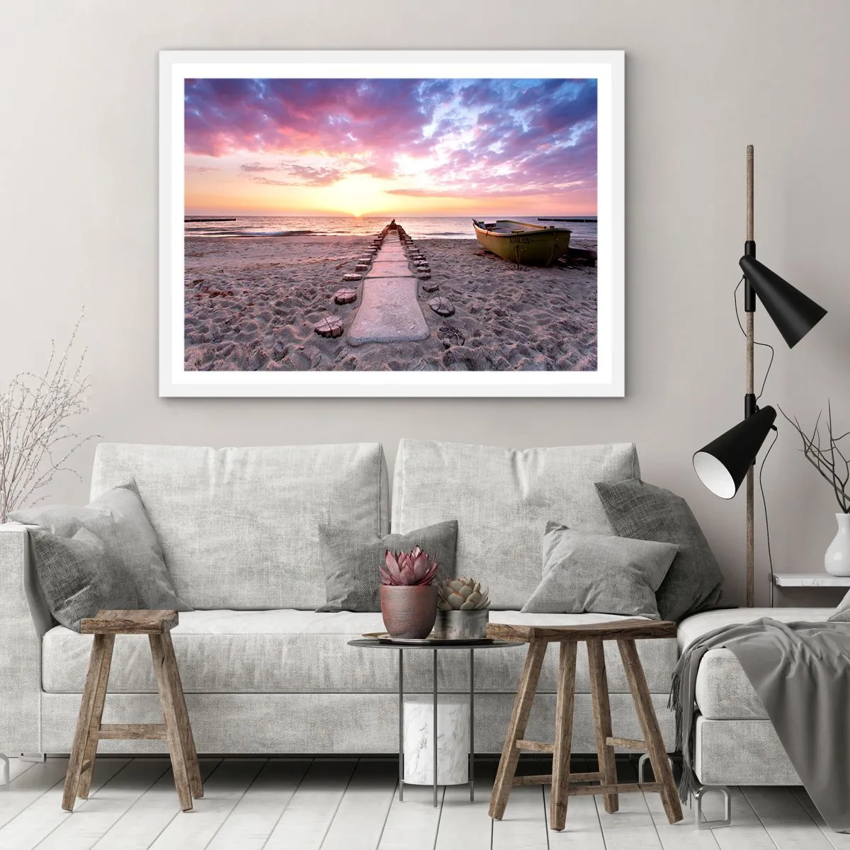 Poster in white frmae - Moments of Profound Experience - 40x30 cm