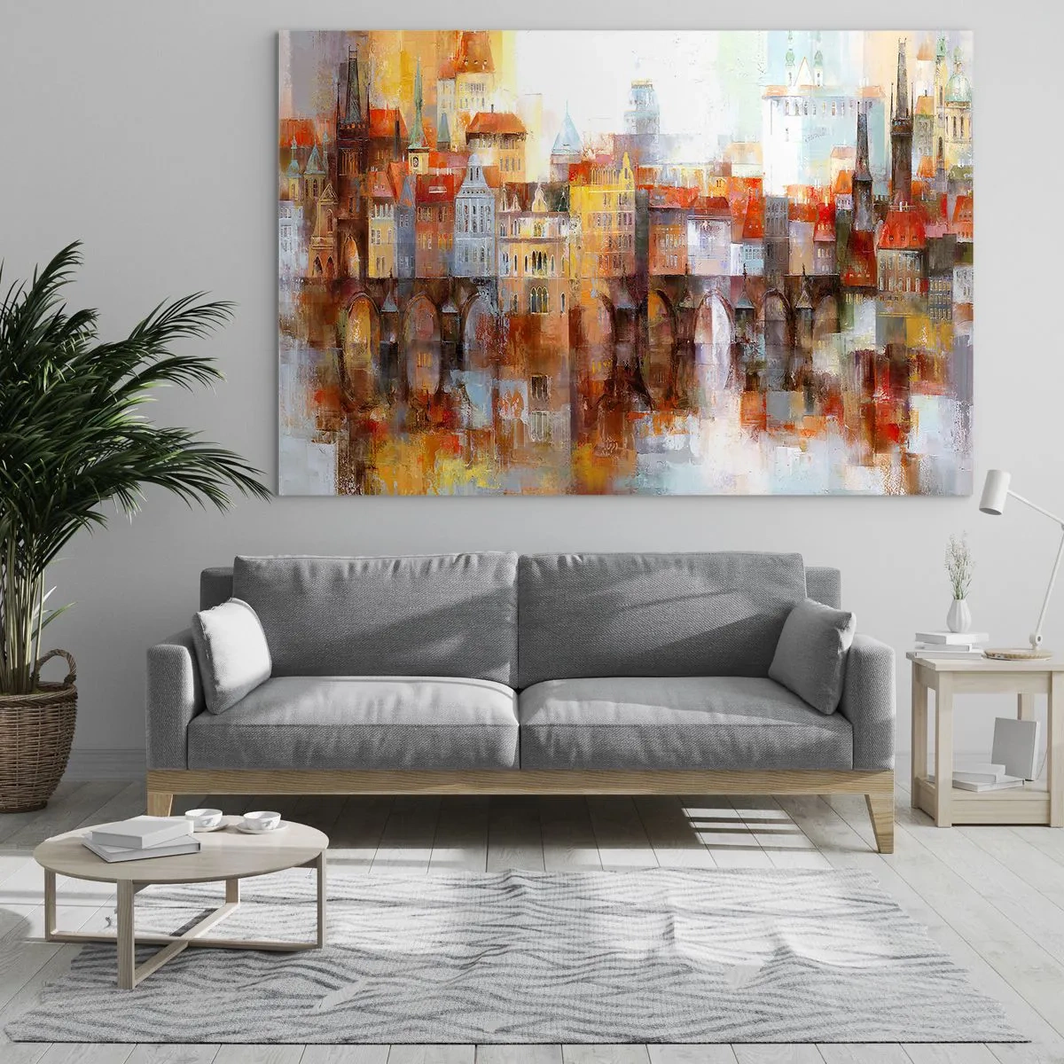 Glass picture - Under The Bridge It Is Also Pretty - 100x70 cm