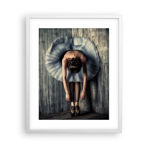 Poster in white frmae - When the Music Stops - 40x50 cm