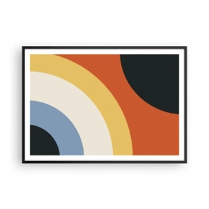 Poster in black frame - Towards Each Other - 100x70 cm