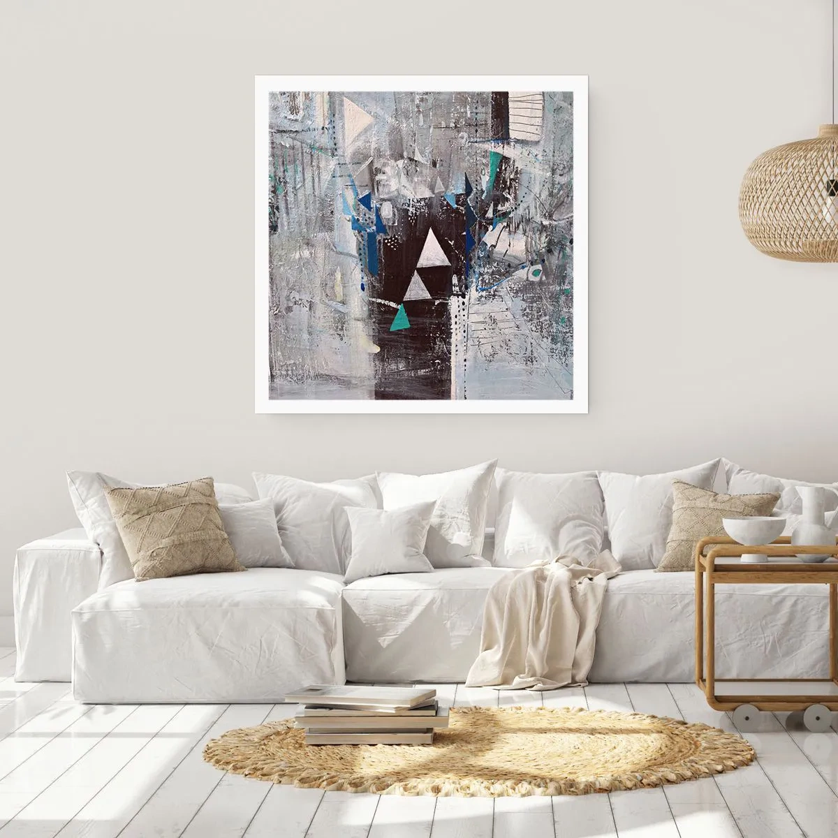 Poster - Superior Order of Triangles - 60x60 cm