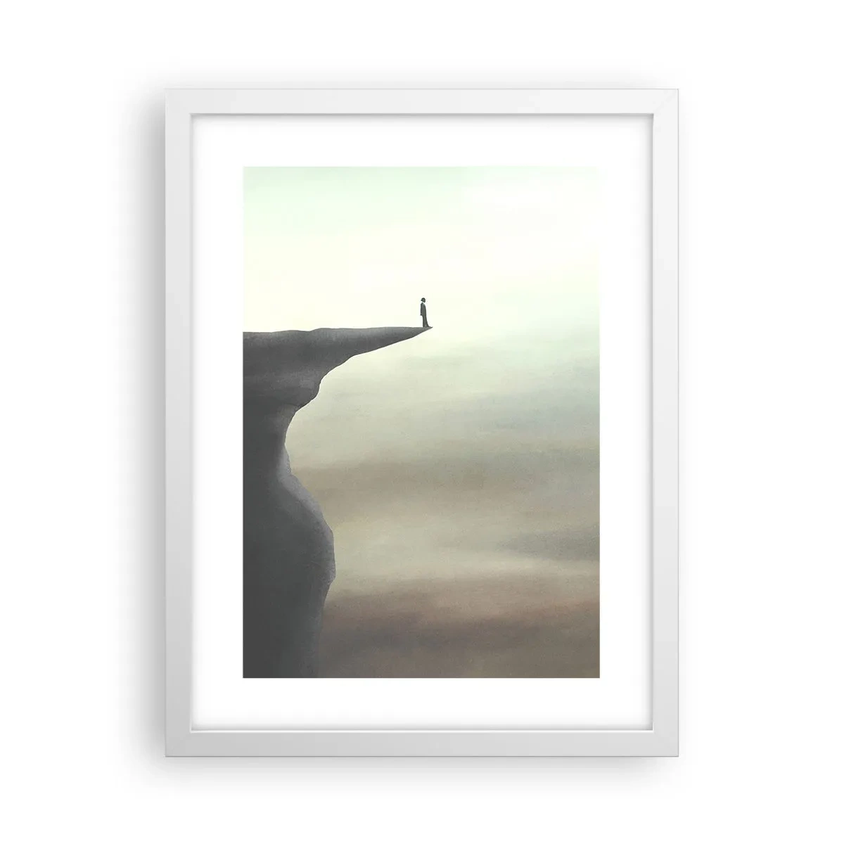 Poster in white frmae - Upwards, Naturally! - 30x40 cm