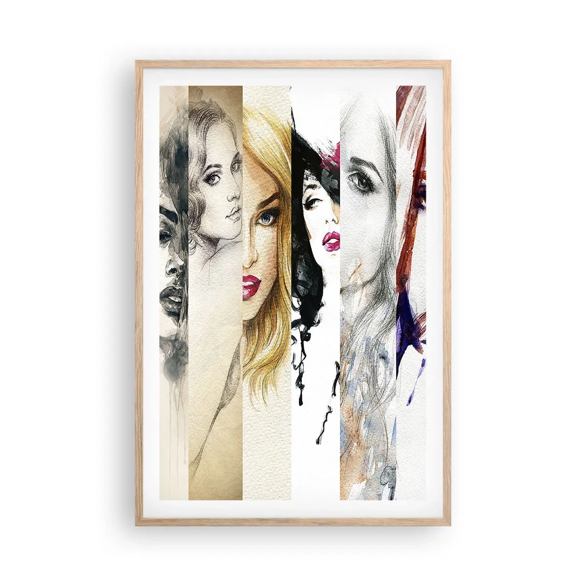 Poster in light oak frame - And It Is Always You - 61x91 cm