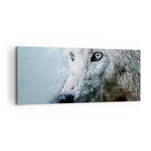 Canvas picture - Meet Wolf Soul - 120x50 cm