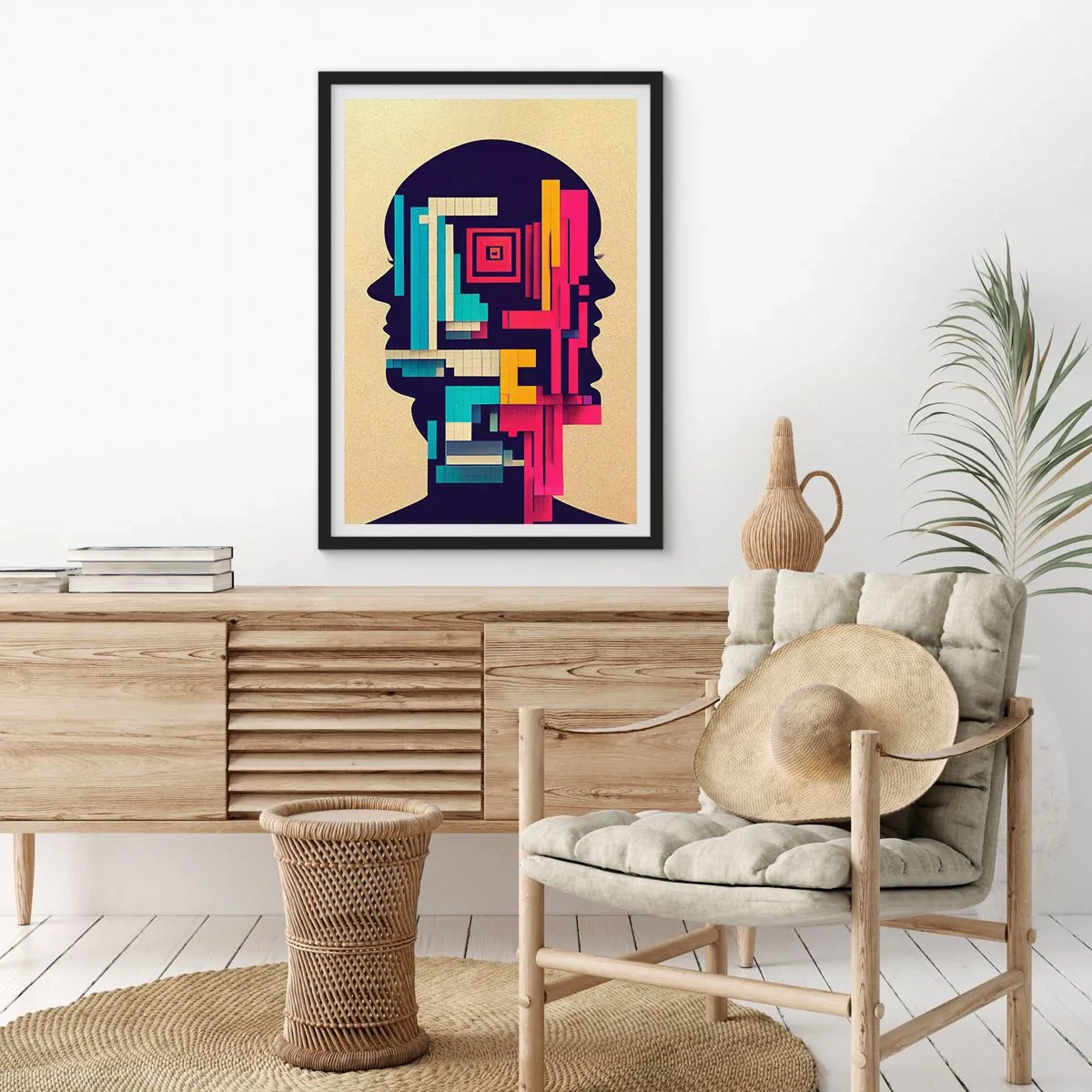 Poster in black frame - New Ties - 40x50 cm