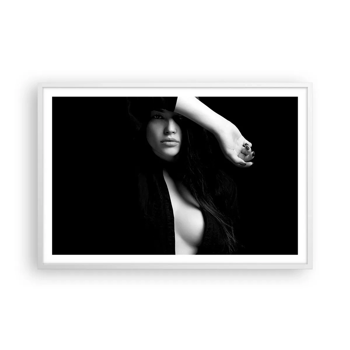 Poster in white frmae - School of Seduction - 91x61 cm