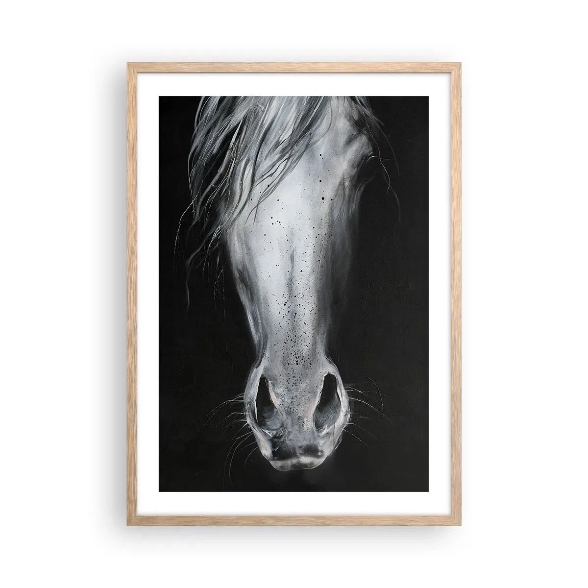 Poster in light oak frame - Seductive Look - 50x70 cm