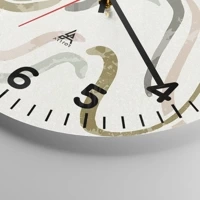 Clock face with numbers