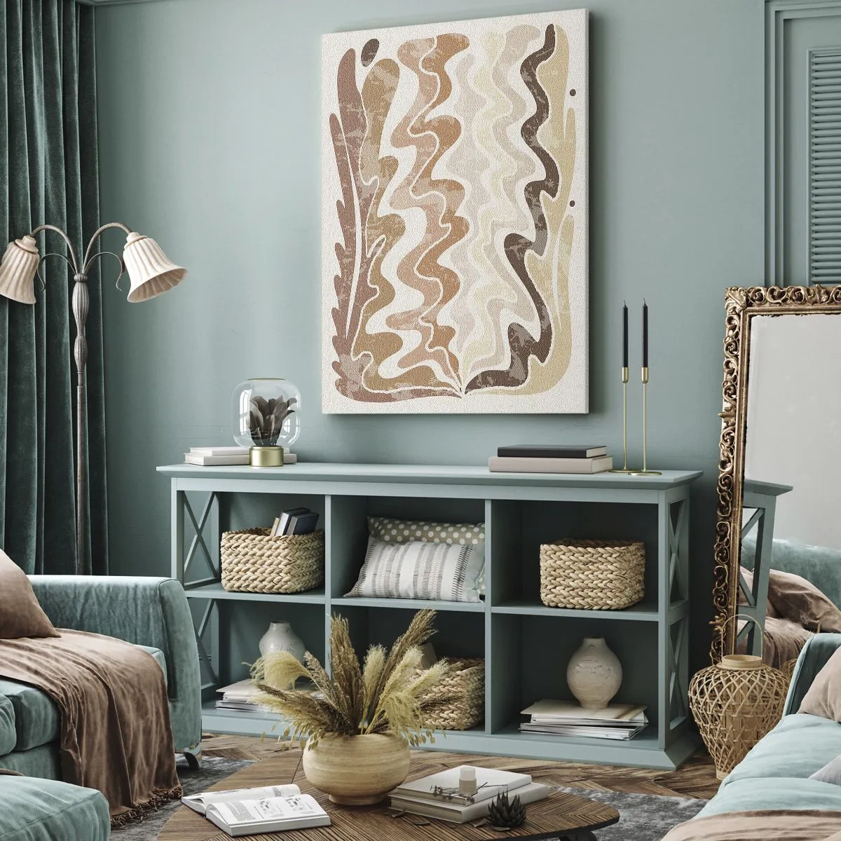 Canvas picture - Good Energy - Good Emotions - 45x80 cm