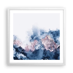 Poster in white frmae - Those Summits! - 50x50 cm