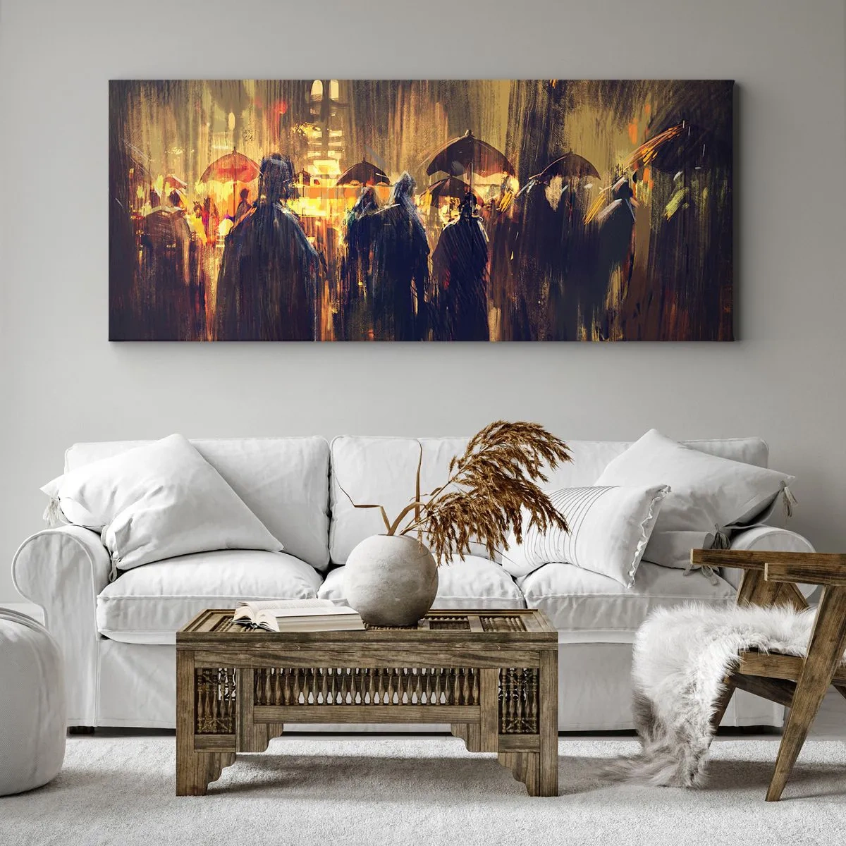 Canvas picture - Followers of the Rain - 120x50 cm