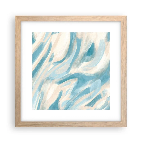 Poster in light oak frame - Whiffs of Spring - 30x30 cm