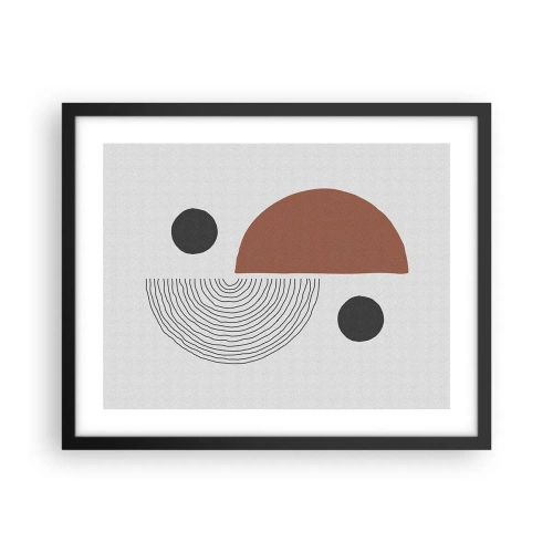 Poster in black frame - Perfection of a Wheel - 50x40 cm