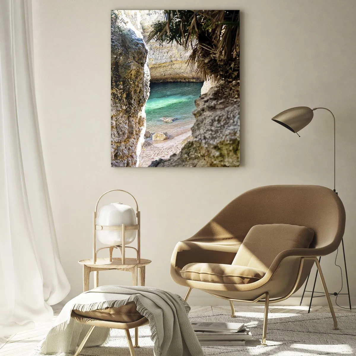 Glass picture - Turquoise Bay - 80x120 cm