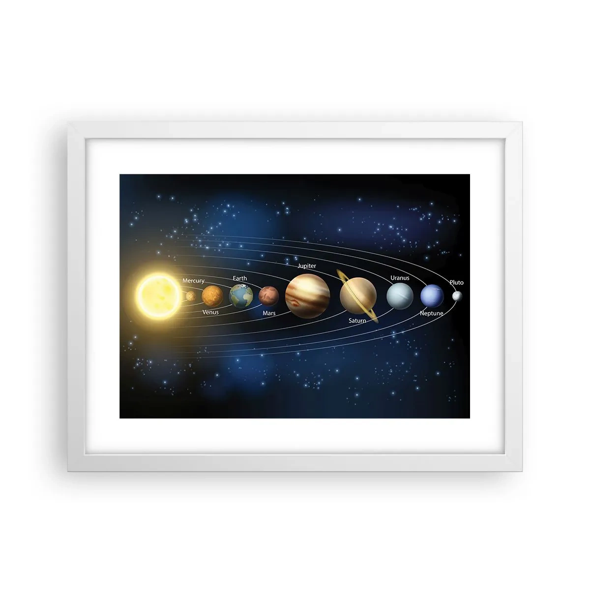 Poster in white frmae - One in Ten - 40x30 cm