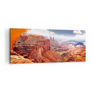 Canvas picture - Sculpted by Nature - 100x40 cm
