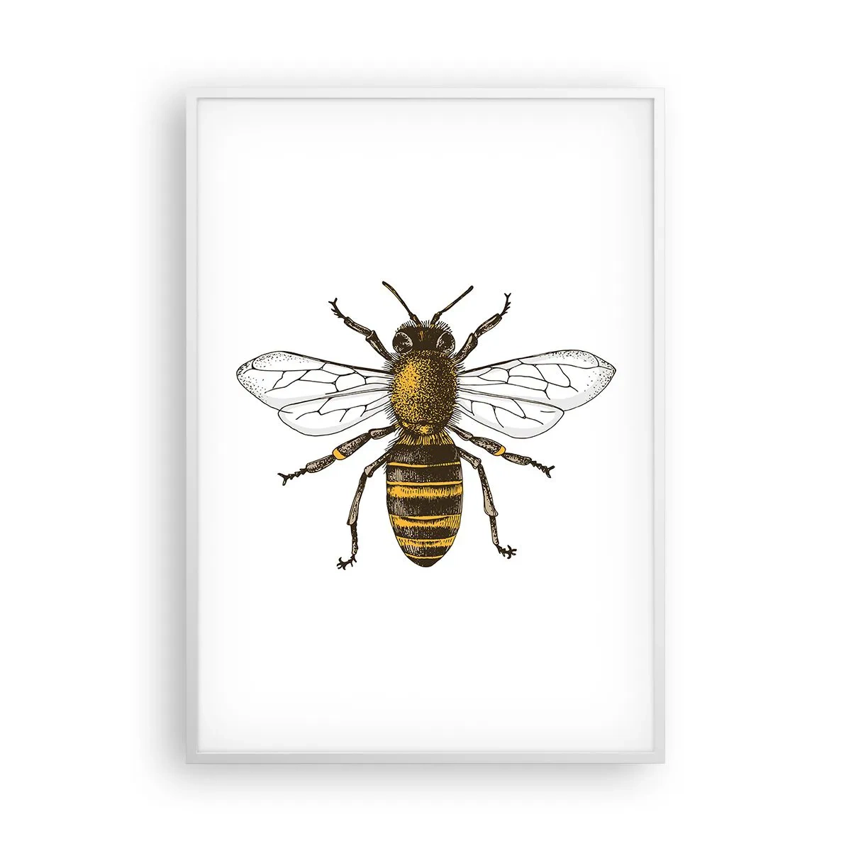 Poster in white frmae - Beautiful and Good - 70x100 cm