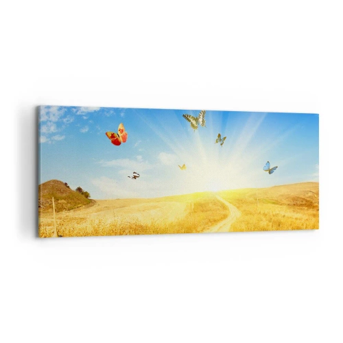 Canvas picture - How Can You Not Love the Summer? - 120x50 cm
