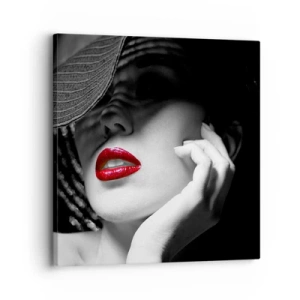 Canvas picture - Study in Scarlet - 30x30 cm