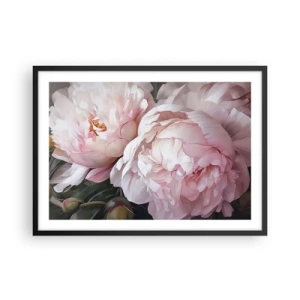 Poster in black frame - Captured in Full Bloom - 70x50 cm