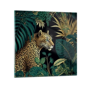 Glass picture - Host in the Jungle - 70x70 cm