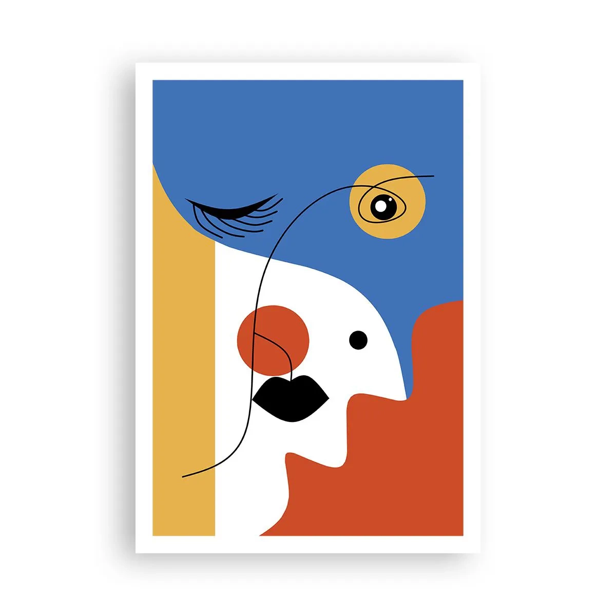 Poster - Deconstructed Potrait - 70x100 cm