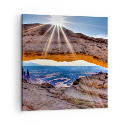 Canvas picture - Through Rocky Gate - 60x60 cm