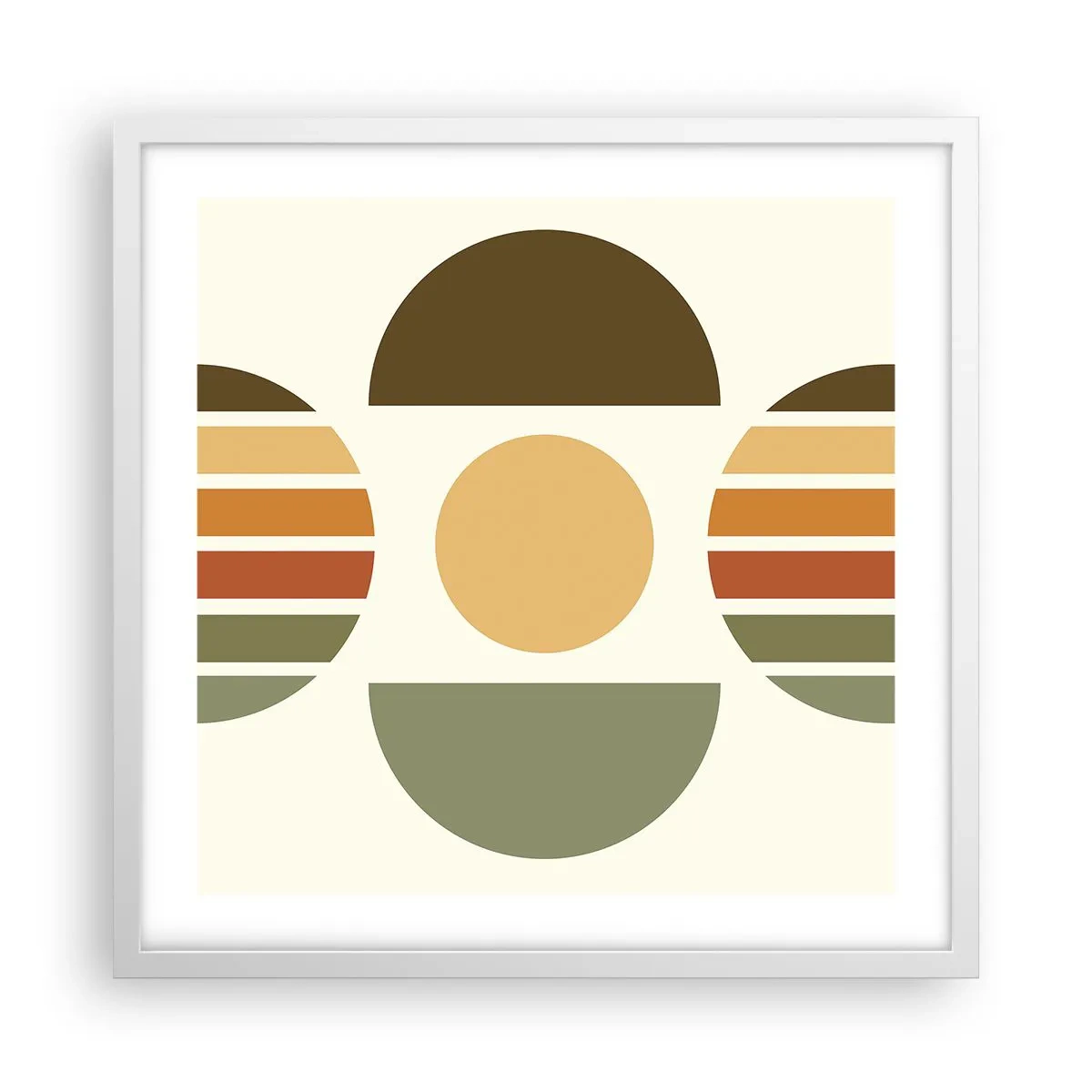 Poster in white frmae - In the Colours of Soli - 50x50 cm