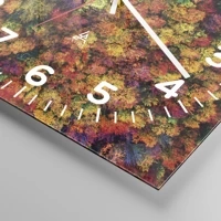 Clock face with numbers