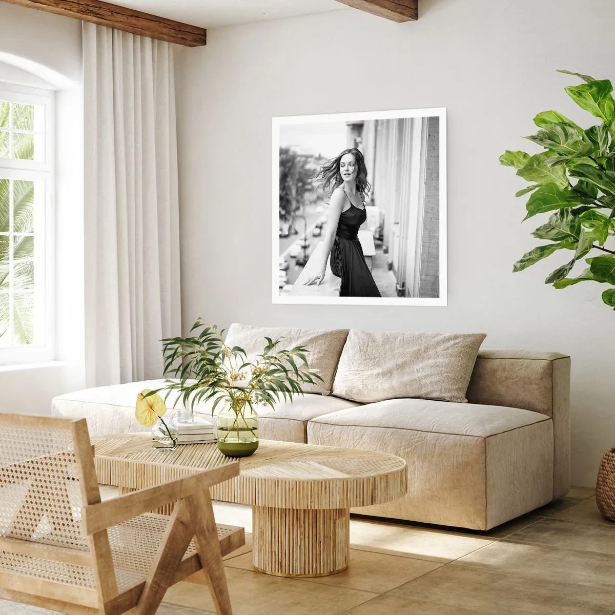 Poster - Certainly a Parisian  - 50x50 cm