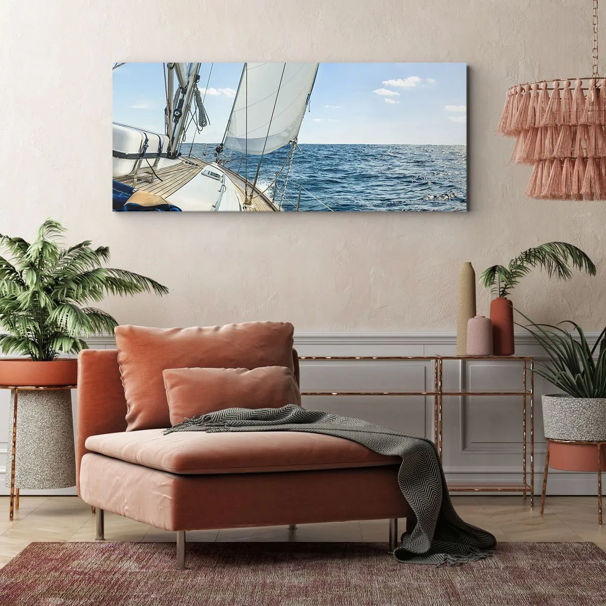 Canvas picture - Ahoy, Adventure - 100x40 cm