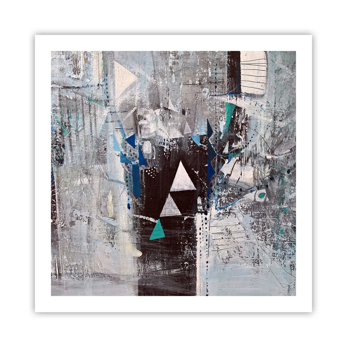 Poster - Superior Order of Triangles - 60x60 cm