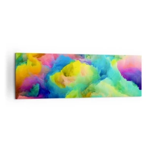 Canvas picture - Rainbow Fluff - 160x50 cm