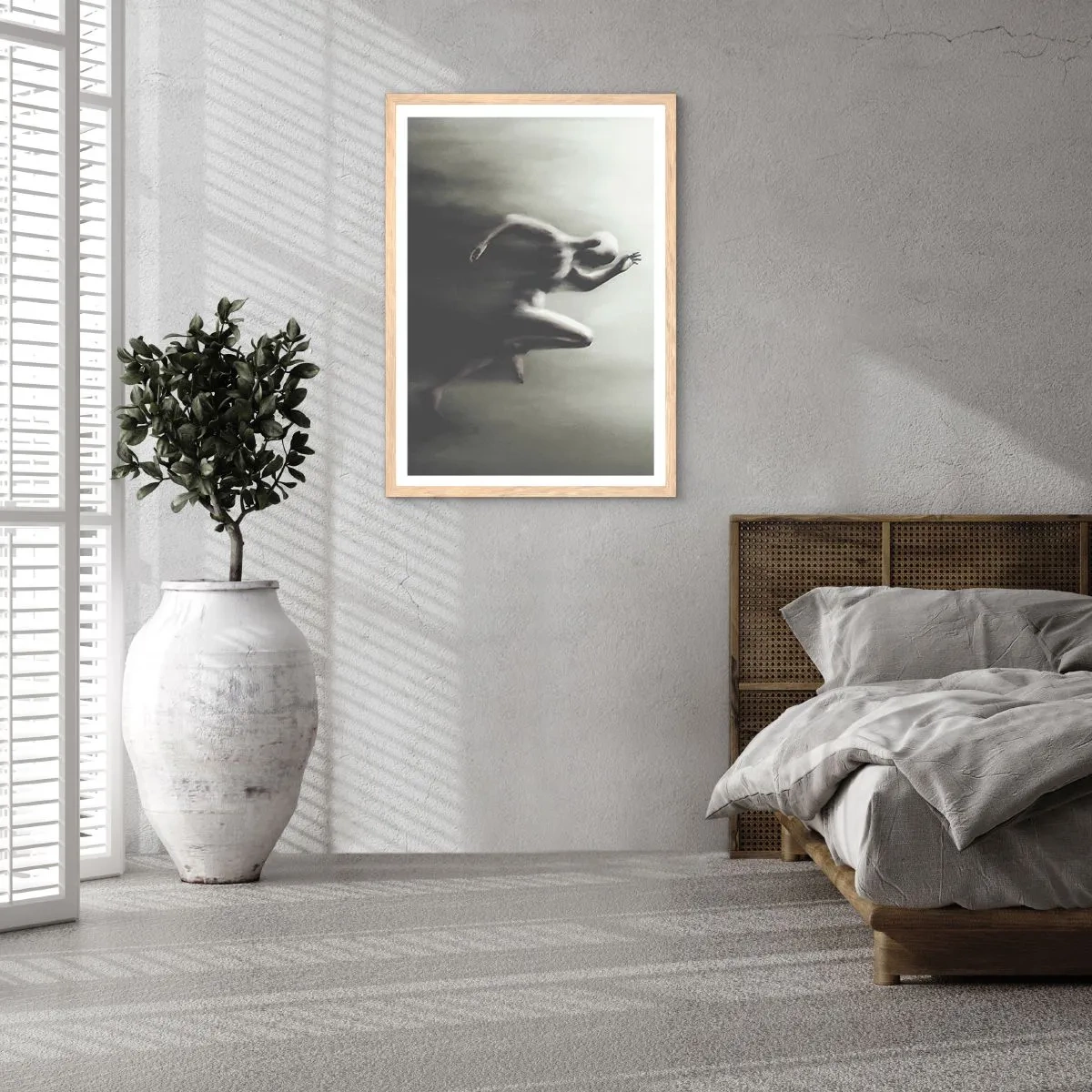 Poster in light oak frame - Unstoppable - 40x50 cm