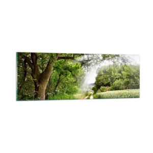 Glass picture - Et in Arcadia Ego - 90x30 cm