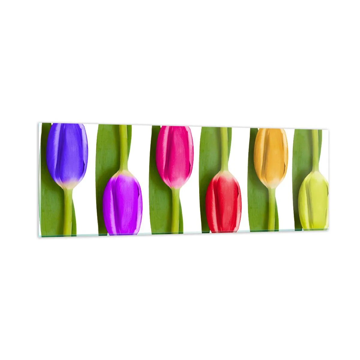 Glass picture - Rainbow Composition - 90x30 cm