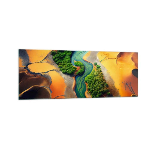 Glass picture - Life-giving River - 140x50 cm