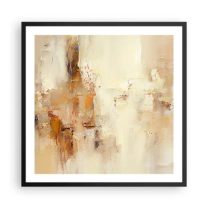 Poster in black frame - Soul of Amber - 60x60 cm