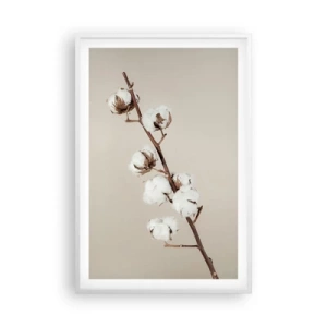 Poster in white frmae - At the Heart of Softness - 61x91 cm