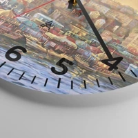 Clock face with numbers