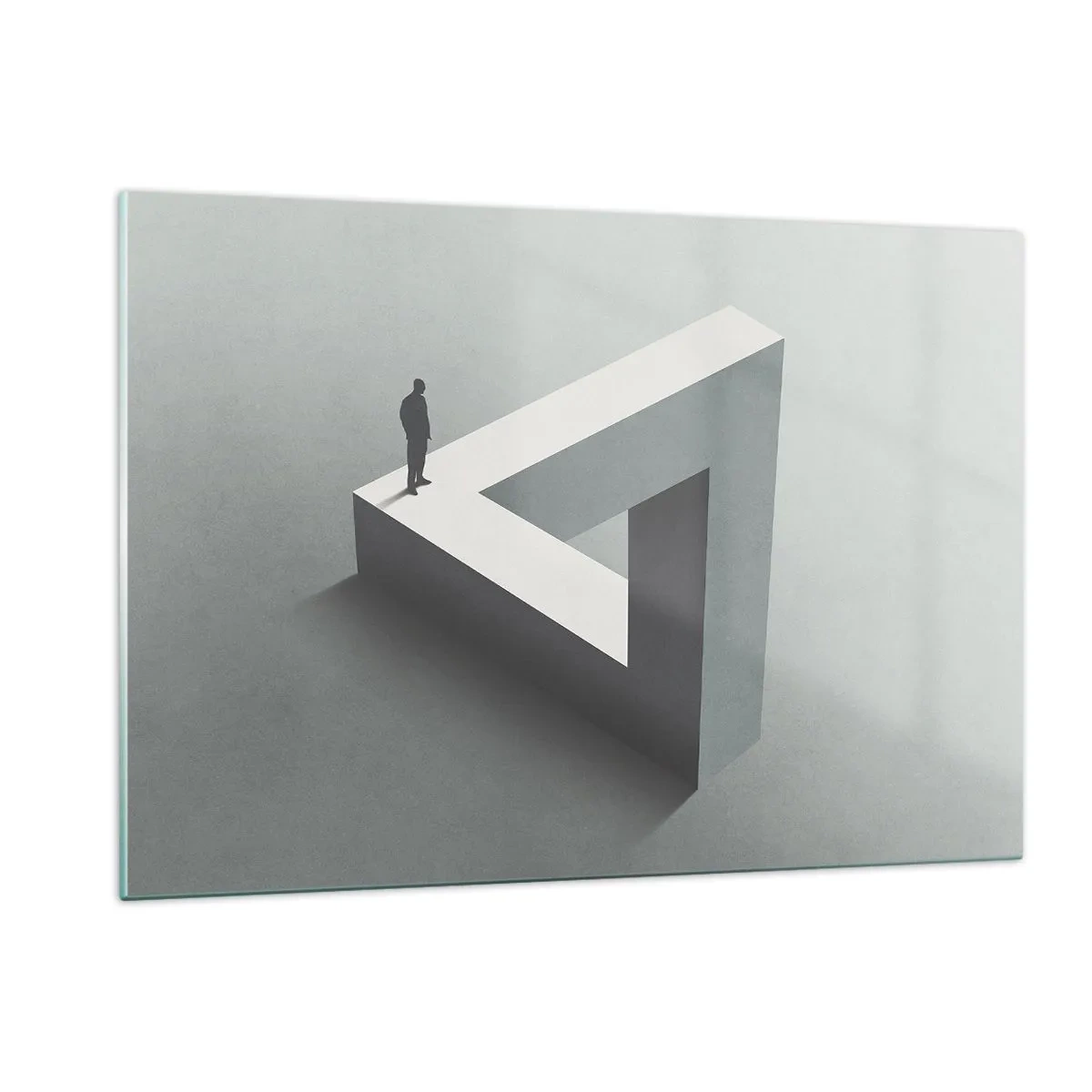 Glass picture - And Yet It Is Possible - 120x80 cm