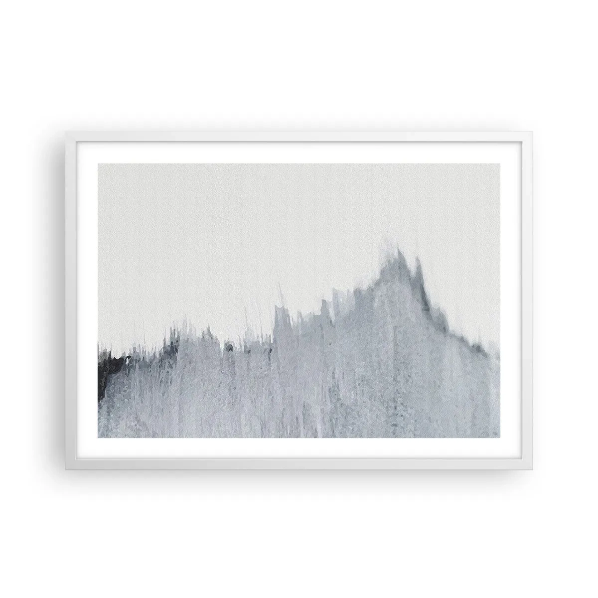 Poster in white frmae - Mysterious Writing - 70x50 cm