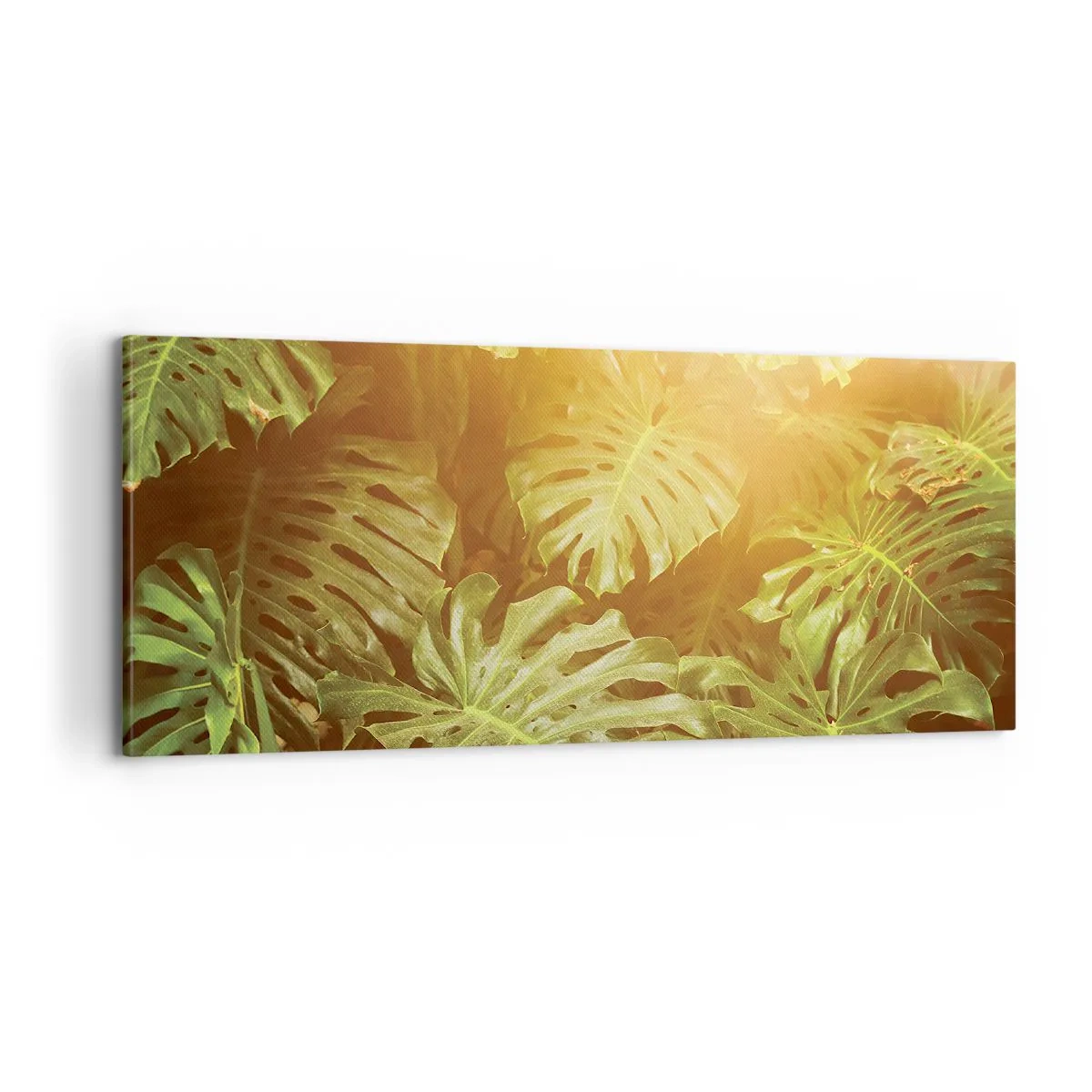 Canvas picture - Walking into the Green - 100x40 cm